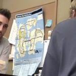 Two men at job interview