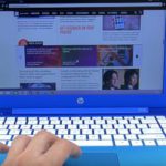 Blue HP Laptop