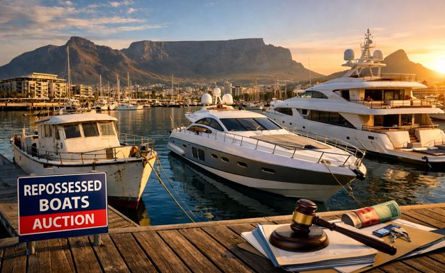 Repossessed boats and luxury yachts in South Africa